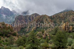 Moody Chisos Mountains In Big Bend National Park A4-37307 - Mansfield Photography