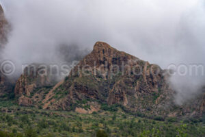 Moody Chisos Mountains In Big Bend National Park A4-37310 - Mansfield Photography