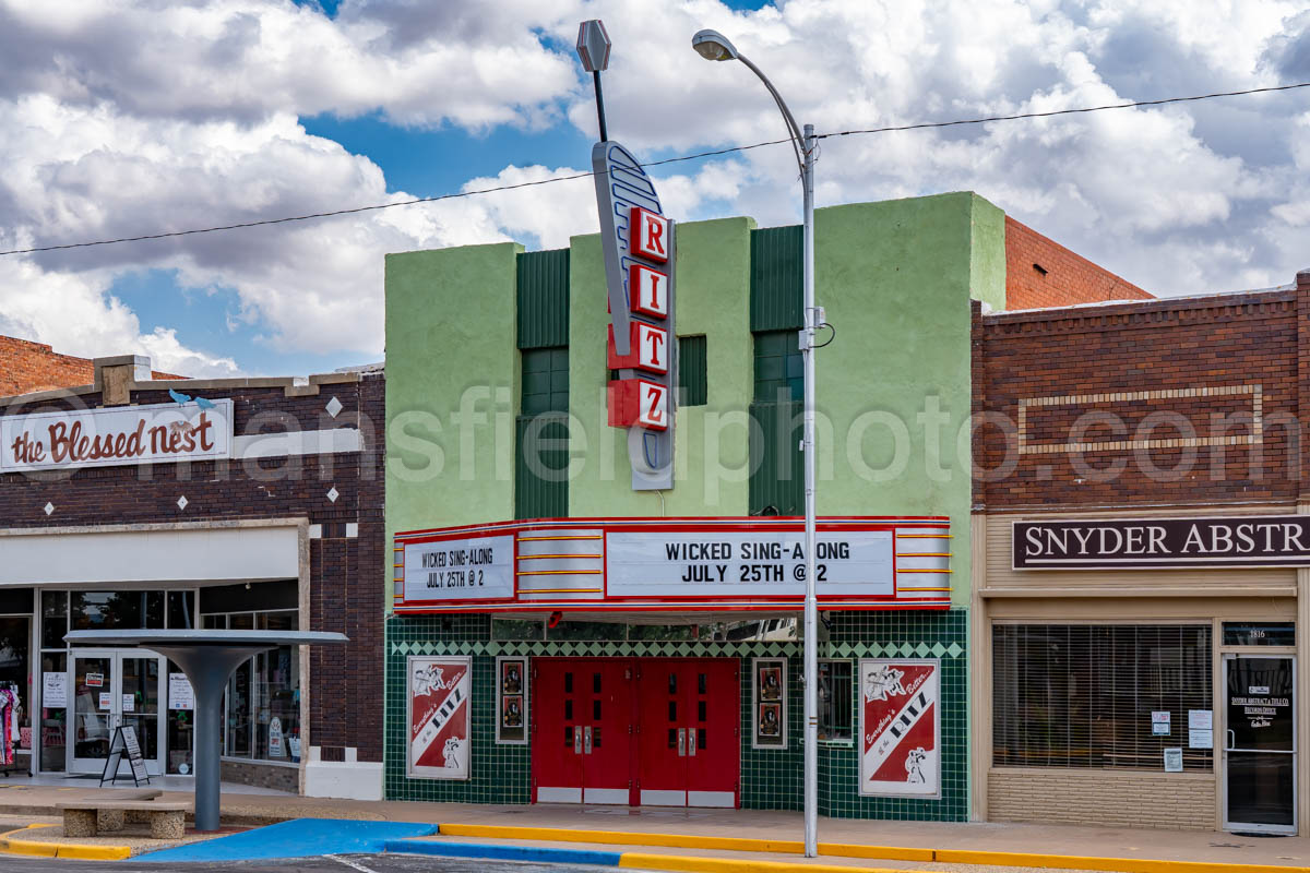 Ritz Theatre In Snyder, Texas A4-37508