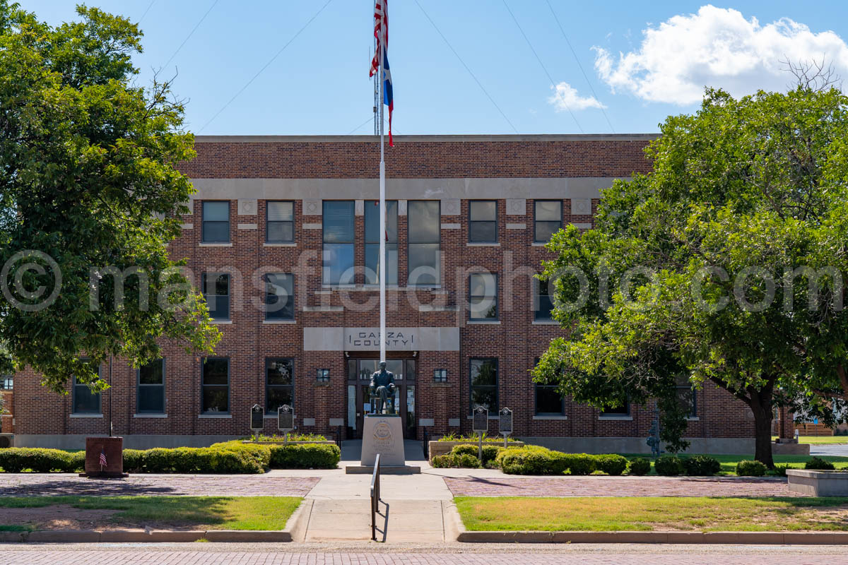Garza County Courthouse In Post, Texas A4-37519