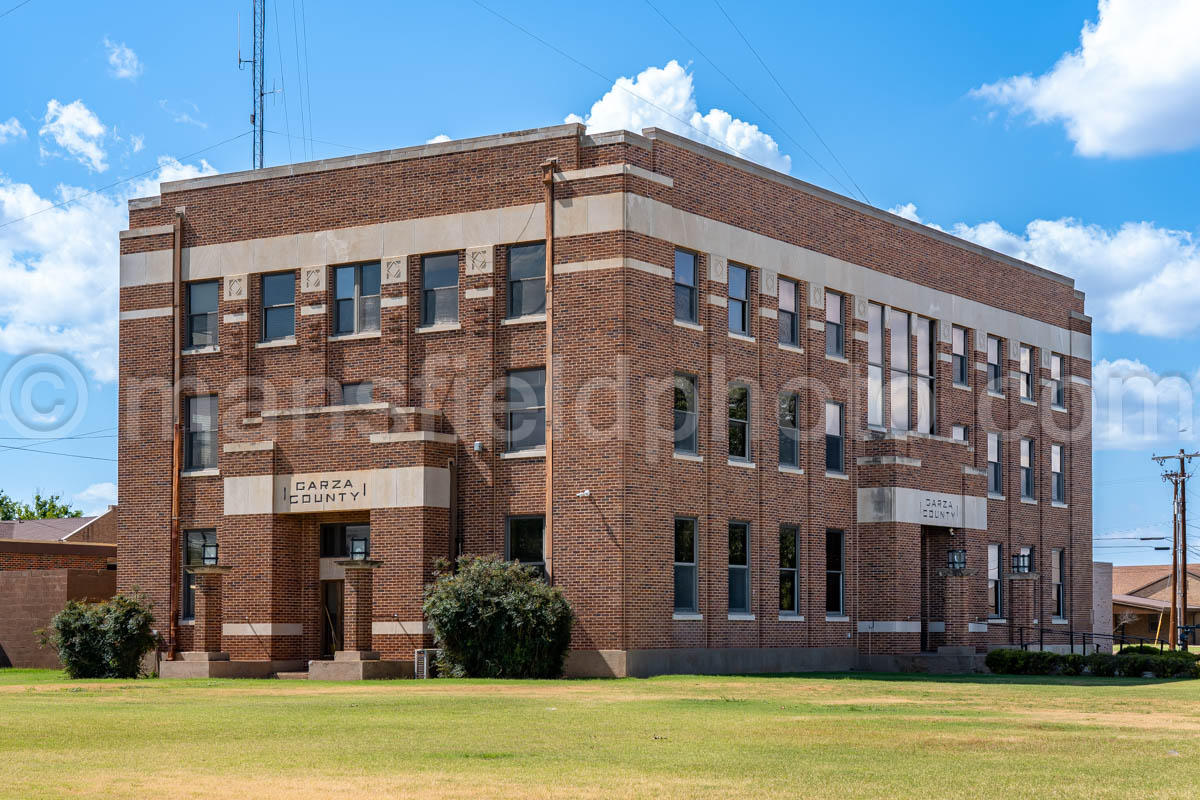 Garza County Courthouse In Post, Texas A4-37523