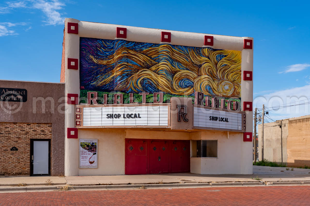 Rialto Theatre In Brownfield, Texas A4-37662