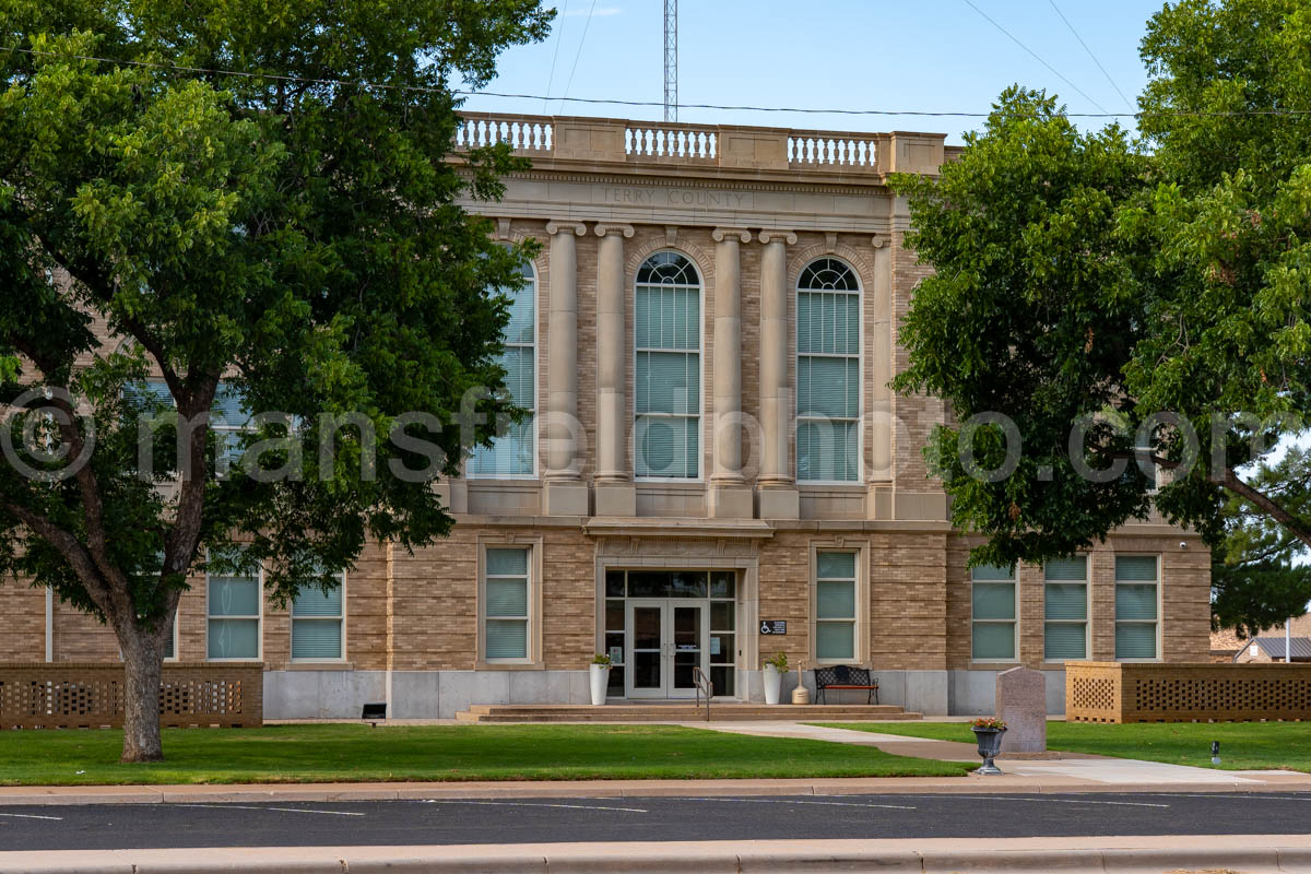 Terry County Courthouse In Brownfield, Texas A4-37664