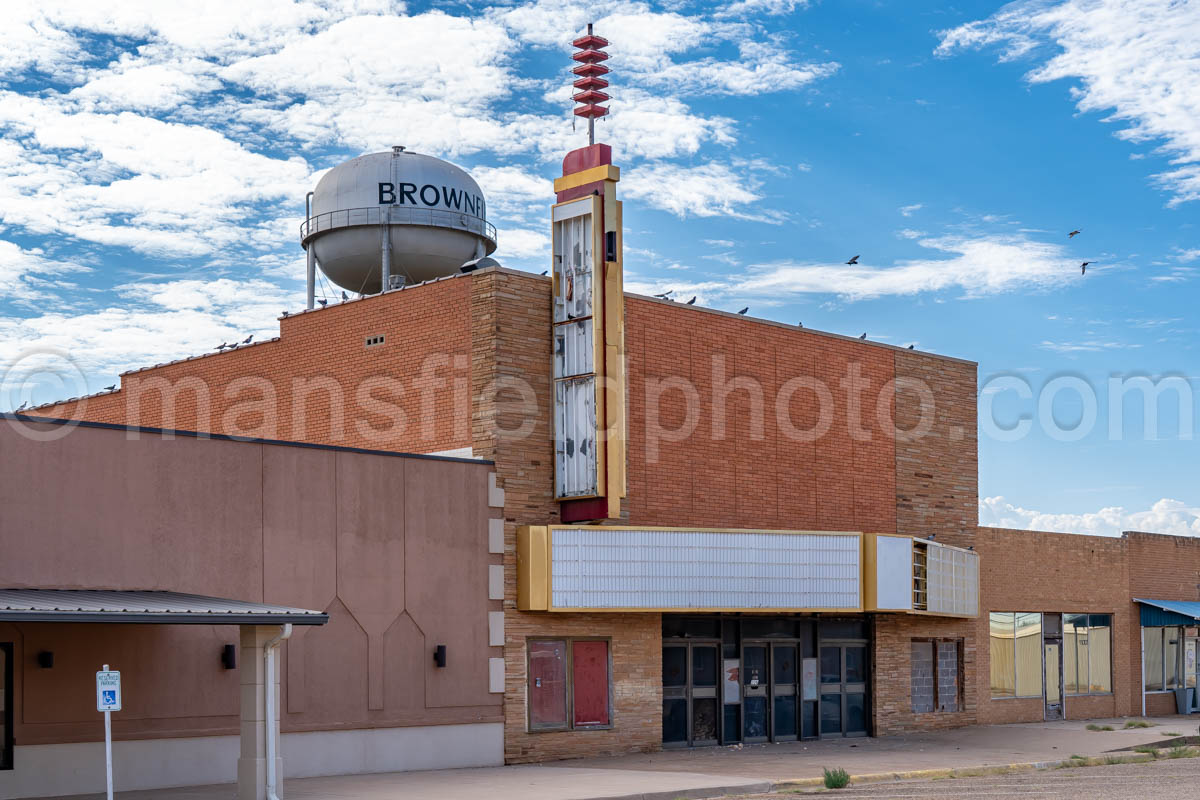 Old Theatre In Brownfield, Texas A4-37671