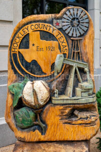 County Sign In Levelland, Texas A4-37717 - Mansfield Photography