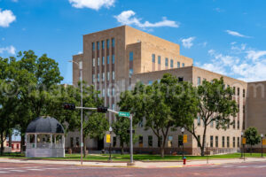 Lubbock County Courthouse In Lubbock, Texas A4-37733 - Mansfield Photography