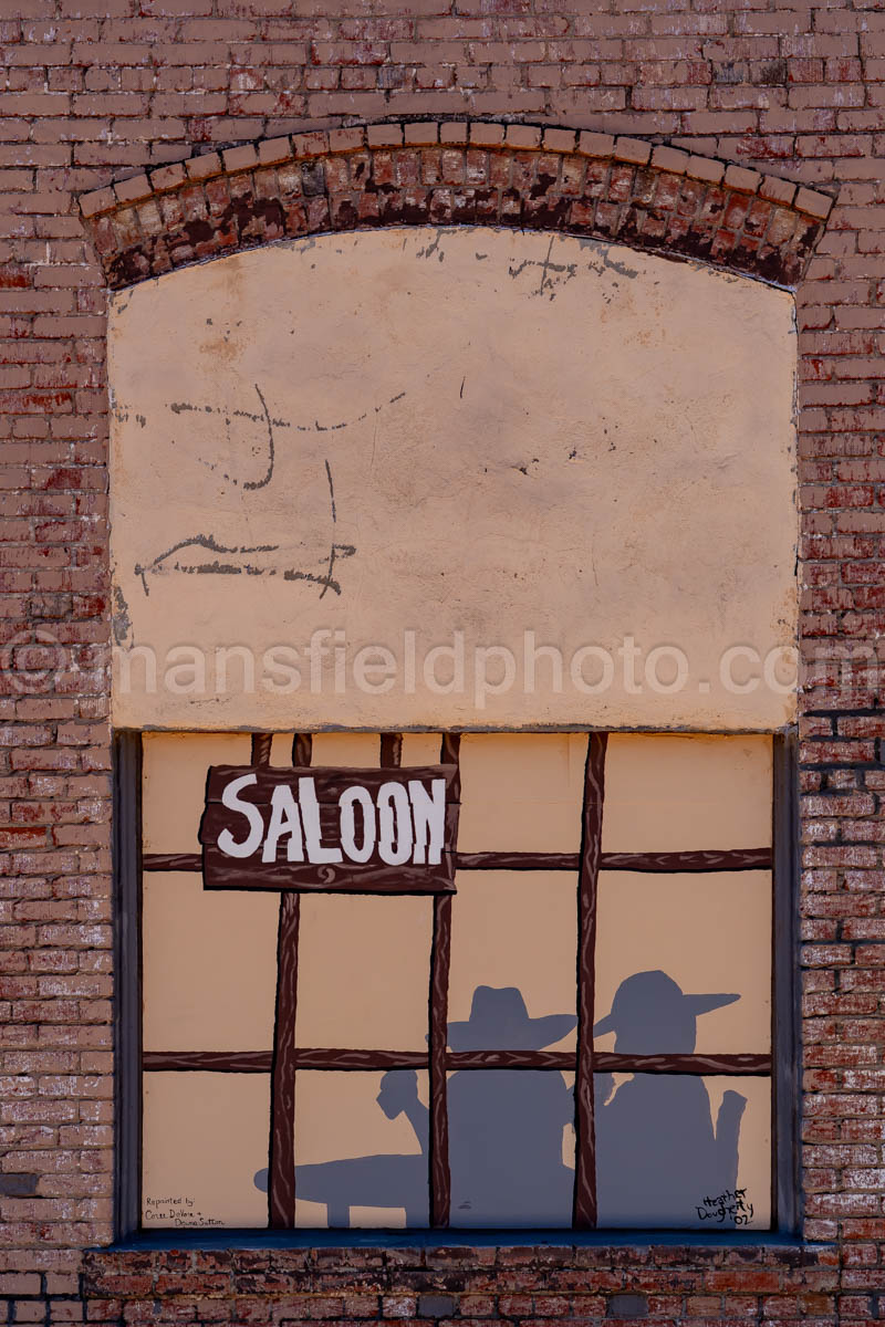 Saloon Mural In Slaton, Texas A4-37813