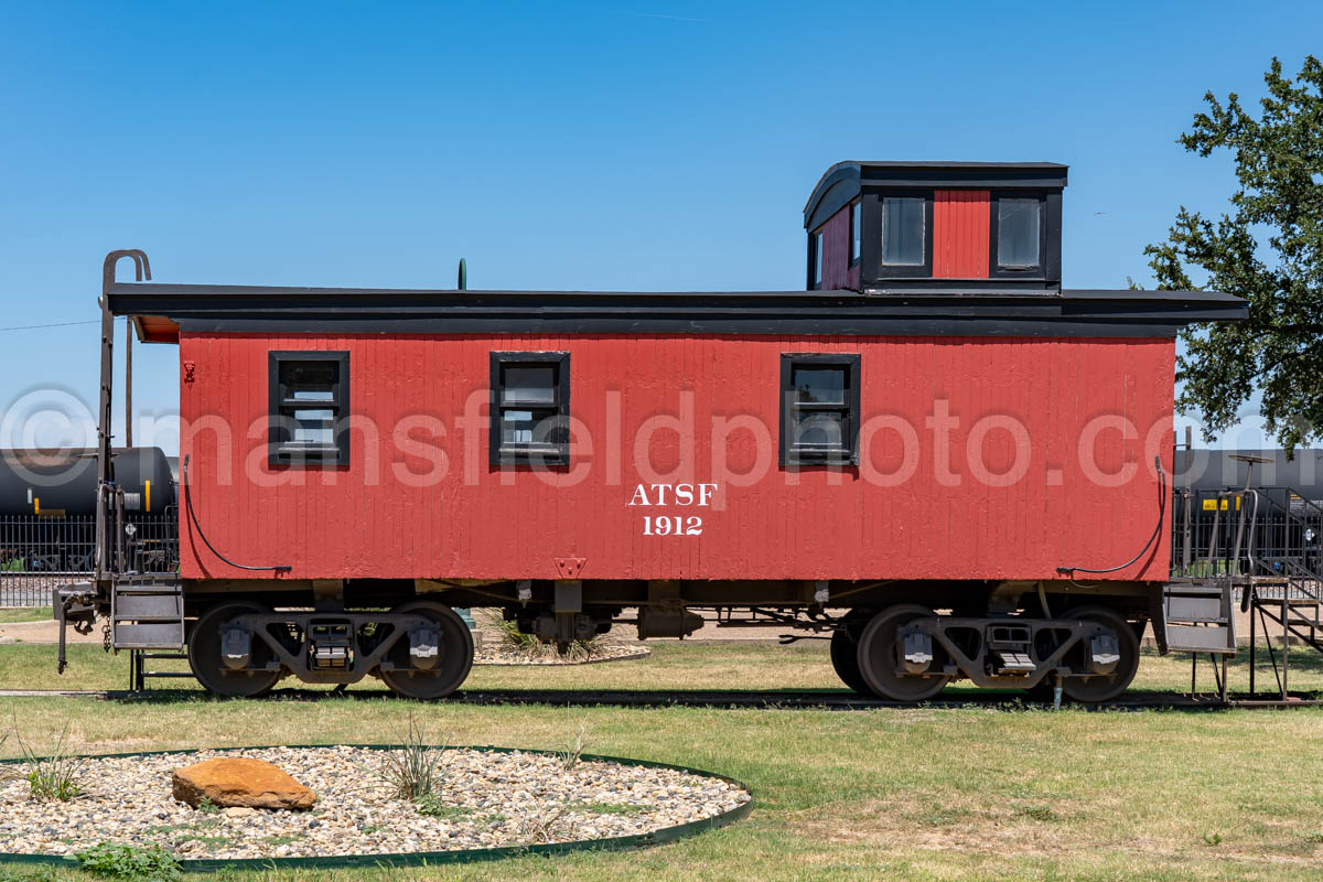 Caboose In Slaton, Texas A4-37836