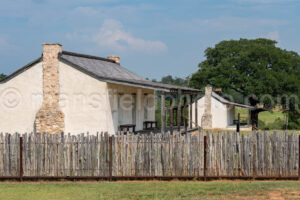 Officers Row At Fort Martin Scott State Historic Site A4-37983 - Mansfield Photography