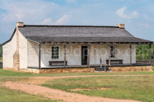 Officers Row At Fort Martin Scott State Historic Site A4-37987 - Mansfield Photography