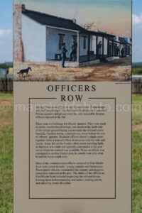 Officers Row At Fort Martin Scott State Historic Site A4-37988 - Mansfield Photography