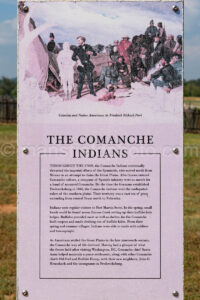 The Comanche Indians At Fort Martin Scott State Historic Site A4-37993 - Mansfield Photography
