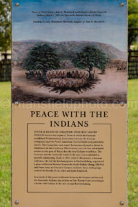 Peace With Indians At Fort Martin Scott State Historic Site A4-38010 - Mansfield Photography