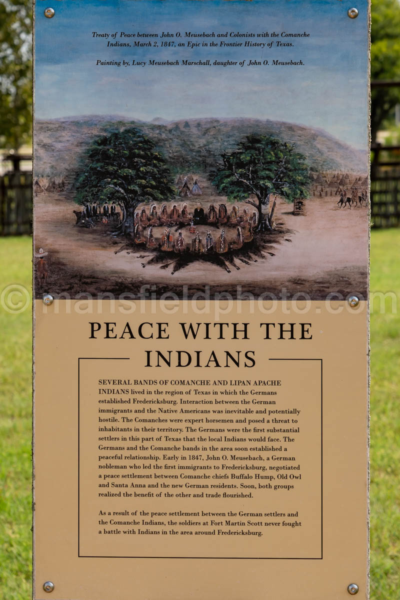 Peace With Indians at Fort Martin Scott State Historic Site A4-38010