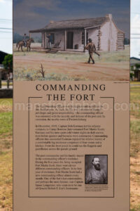 The Commanding Fort At Fort Martin Scott State Historic Site A4-38017 - Mansfield Photography