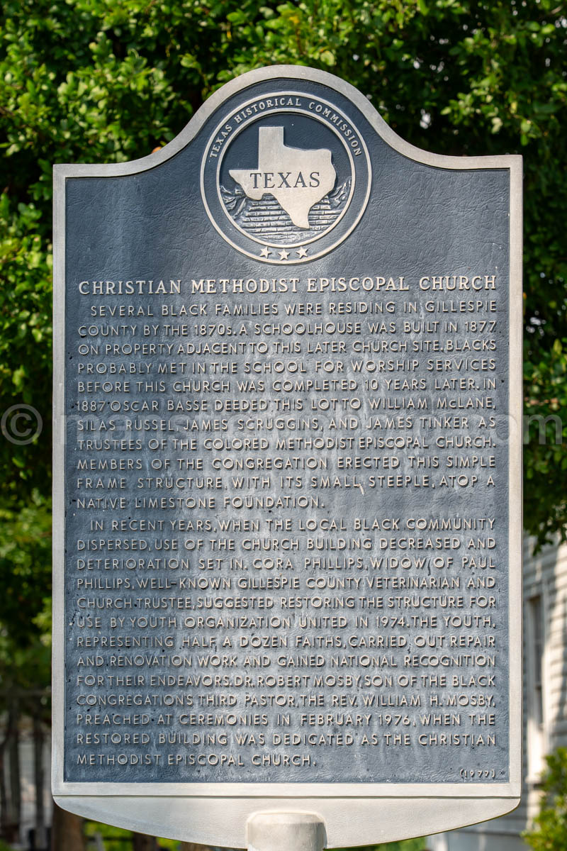 Christian Methodist Church in Fredericksburg, Texas A4-38021