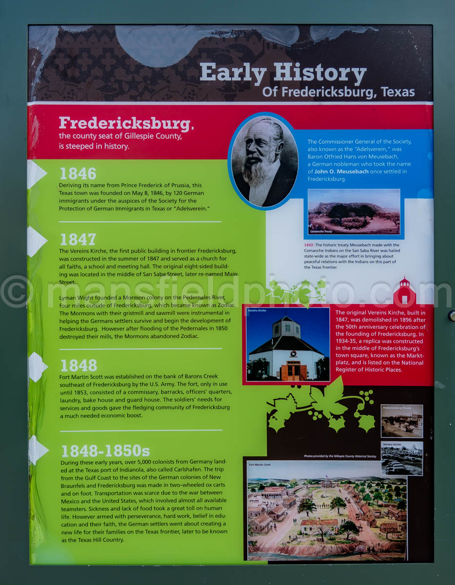 Early History of Fredericksburg, Texas A4-38051
