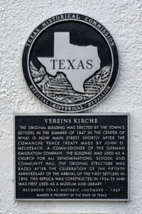 Vereins Kirche In Fredericksburg, Texas A4-38059 - Mansfield Photography