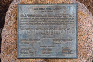 Lasting Friendship Statue In Fredericksburg, Texas A4-38076 - Mansfield Photography