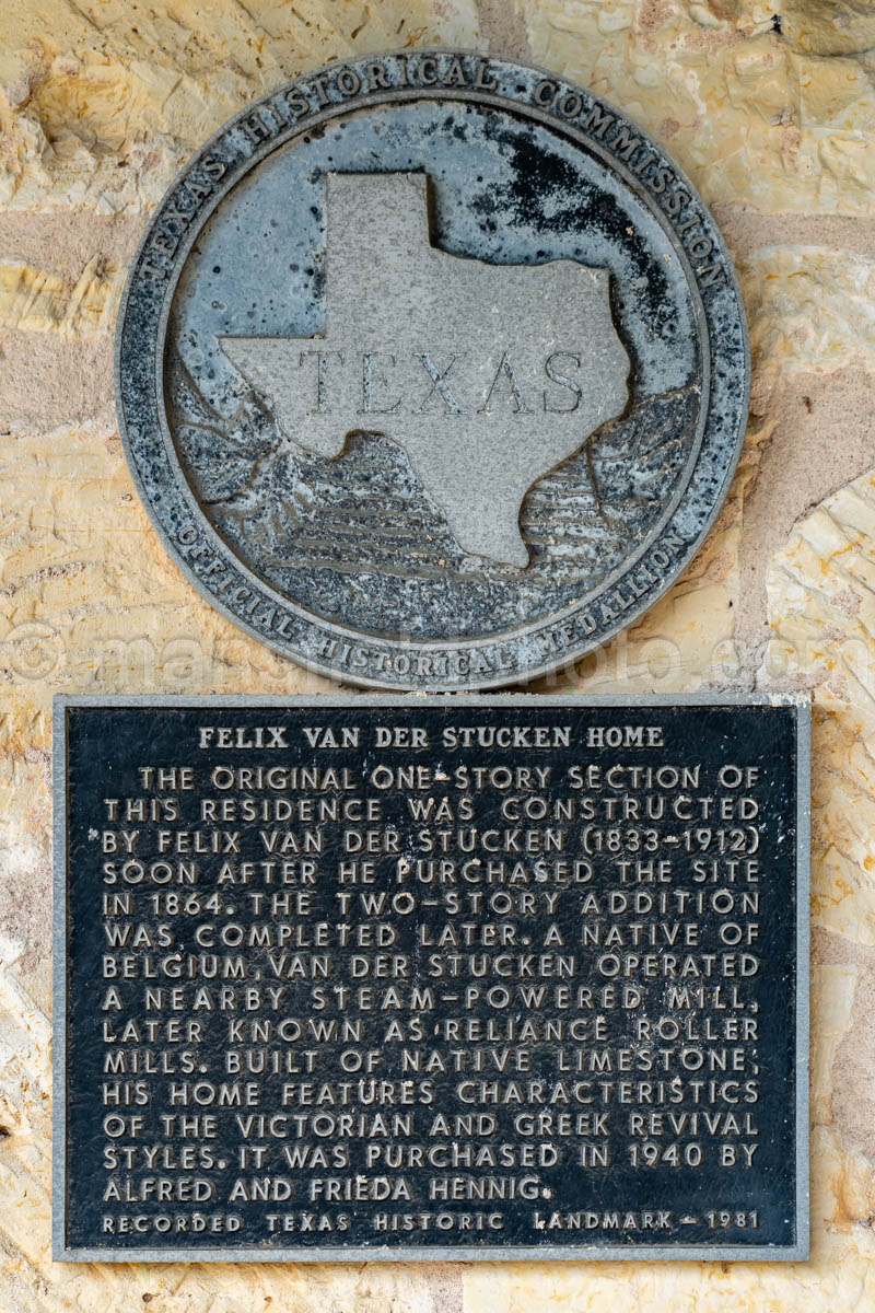 Felix Van Der Stucken Home in Fredericksburg, Texas A4-38087