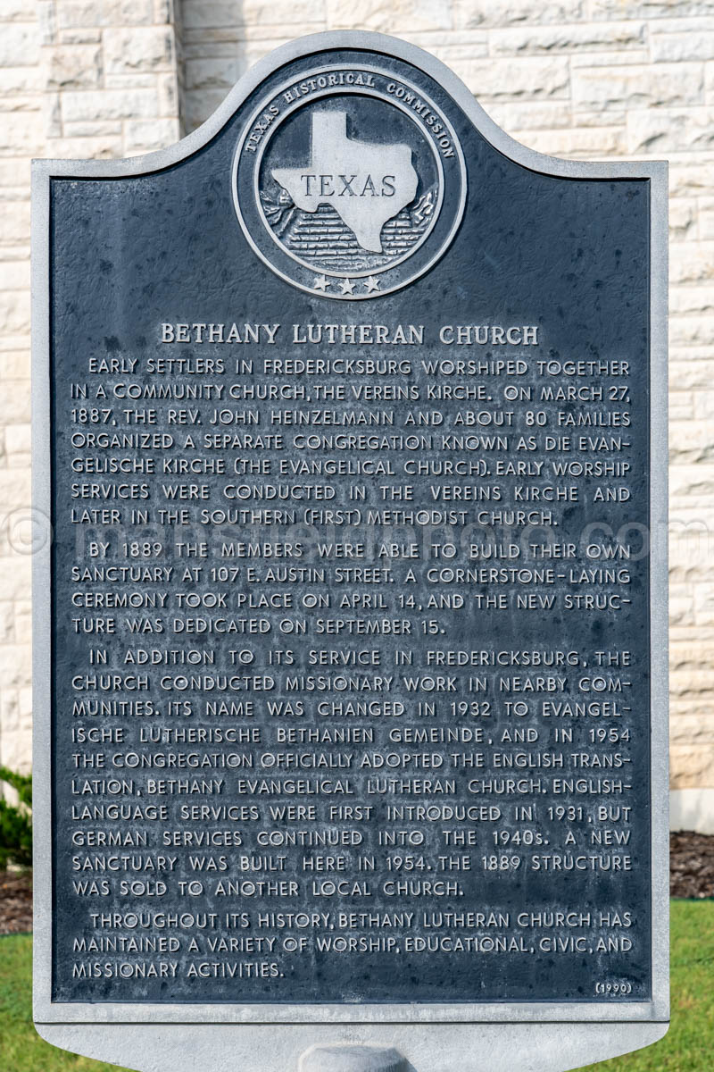 Bethany Lutheran Church in Fredericksburg, Texas A4-38089