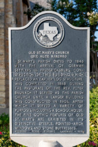 Old Saint Mary'S Catholic Church In Fredericksburg, Texas A4-38128 - Mansfield Photography