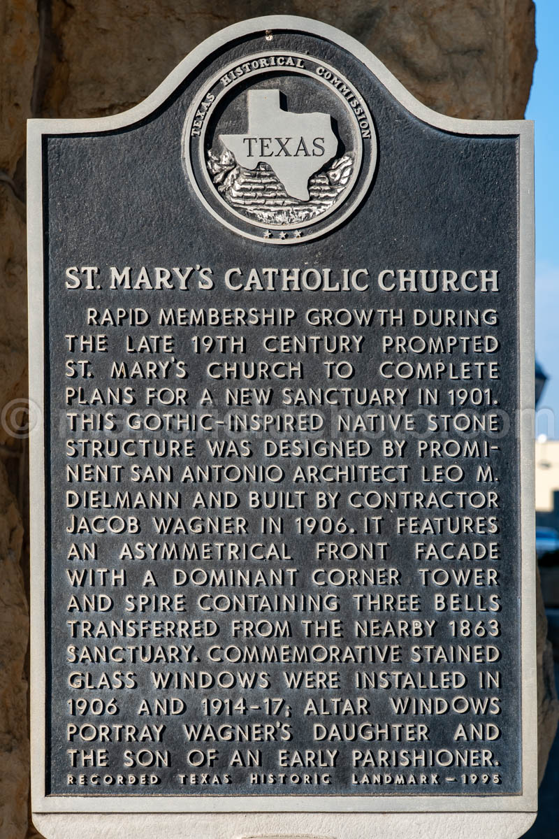 Saint Mary’s Catholic Church in Fredericksburg, Texas A4-38129