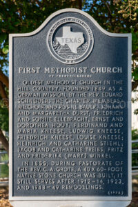 First Methodist Church In Fredericksburg, Texas A4-38133 - Mansfield Photography