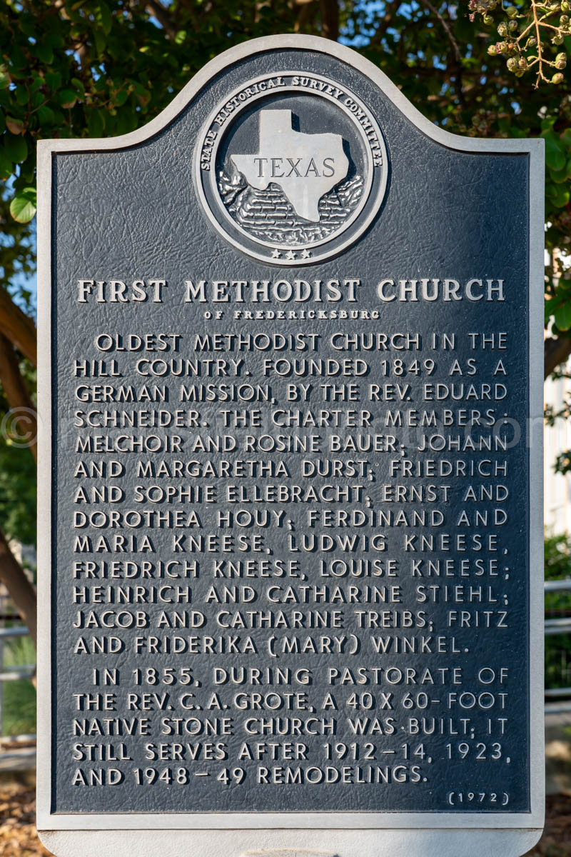 First Methodist Church in Fredericksburg, Texas A4-38133