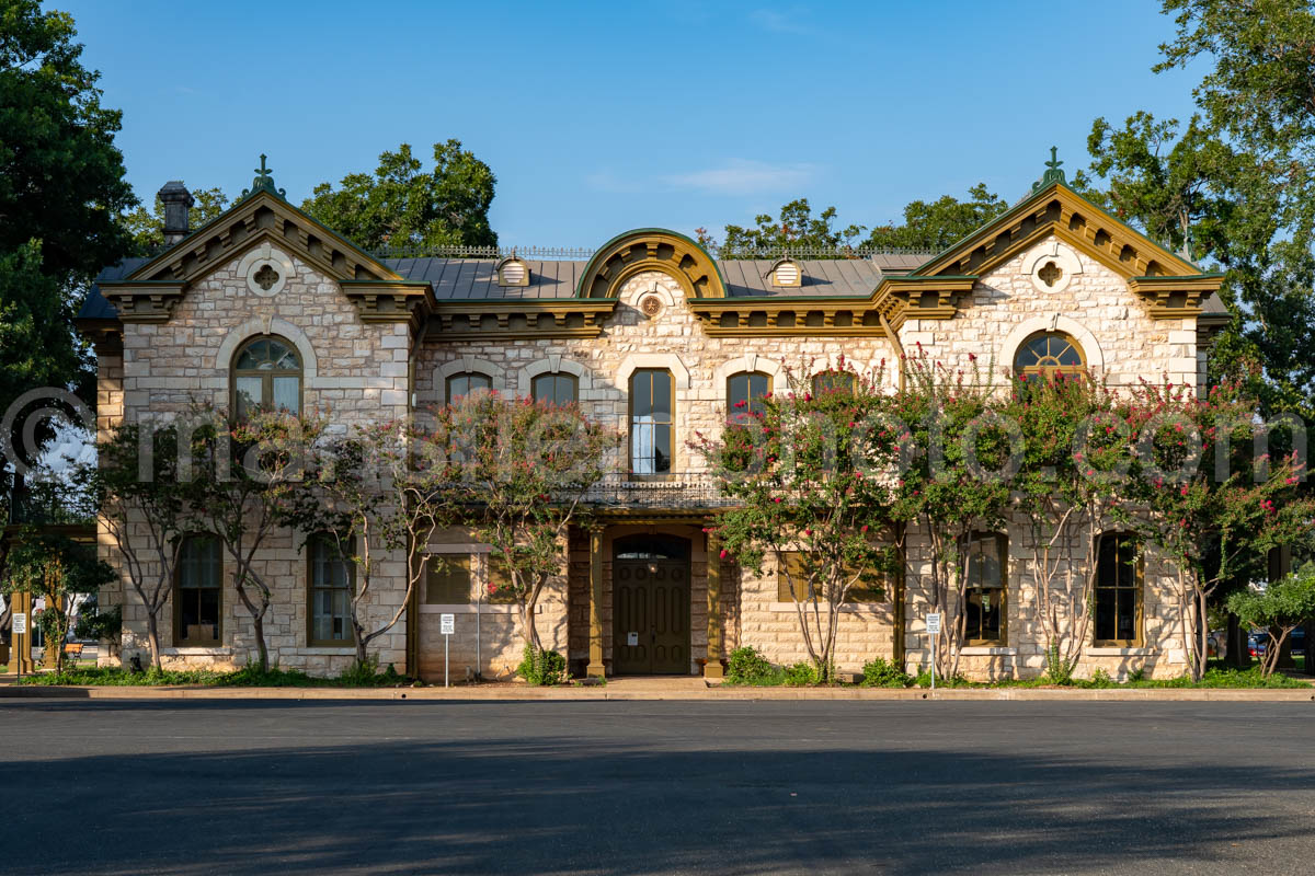 Former Gillespie County Courthouse in Fredericksburg, Texas (now museum) A4-38135