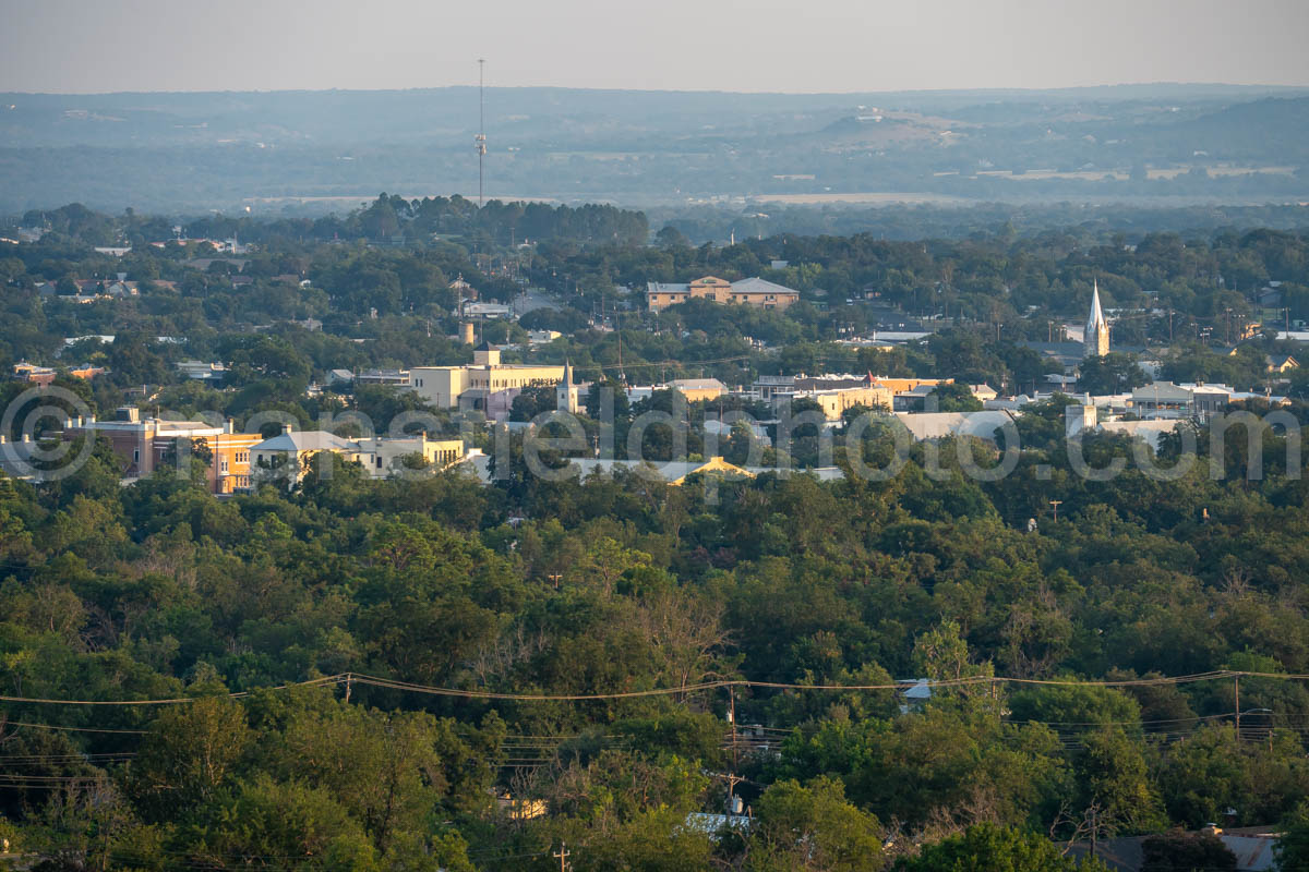 Fredericksburg, Texas, View from Cross Mountain  A4-38165