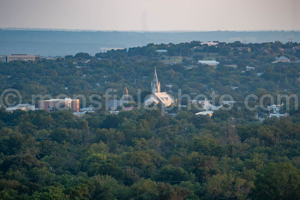 Fredericksburg, Texas, View from Cross Mountain  A4-38172