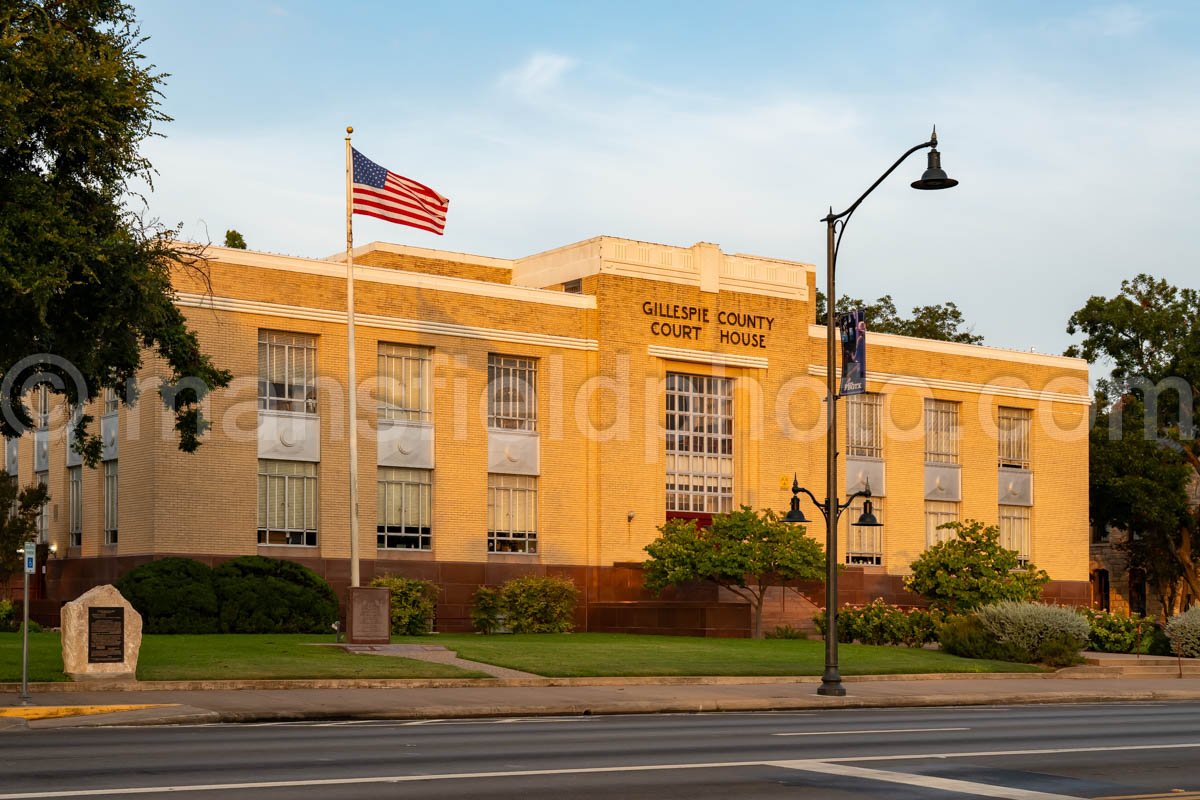 Gillespie County Courthouse in Fredericksburg, Texas A4-38208