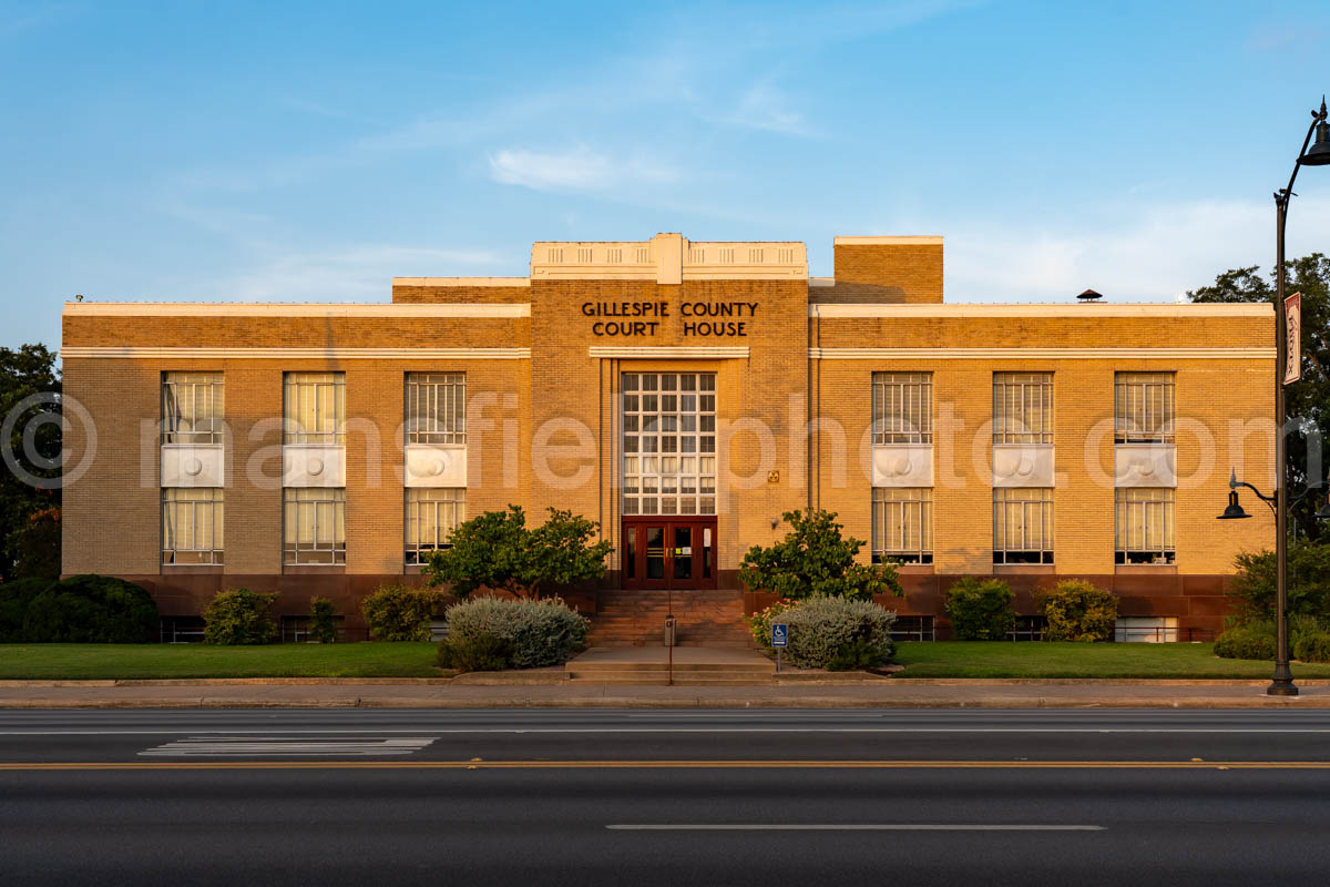 Gillespie County Courthouse in Fredericksburg, Texas A4-38209