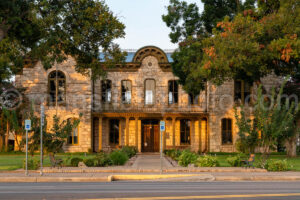 Old Gillespie County Courthouse In Fredericksburg, Texas A4-38212 - Mansfield Photography