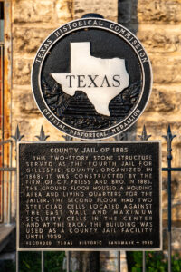 Old Gillespie County Jail In Fredericksburg, Texas A4-38222 - Mansfield Photography