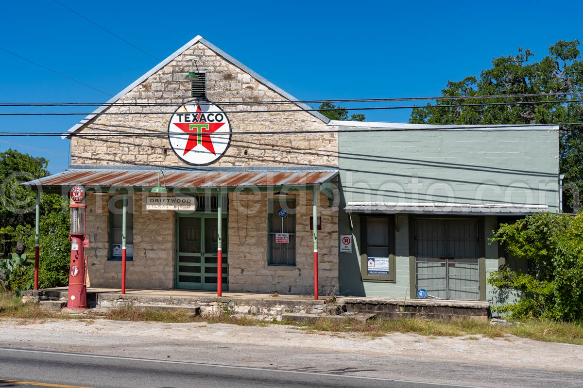 Texaco Gas Station In Driftwood, Texas A4-38304