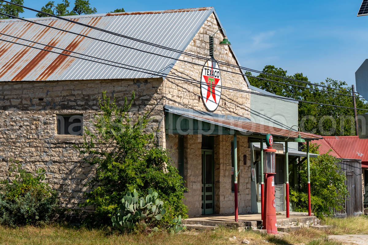 Texaco Gas Station In Driftwood, Texas A4-38308