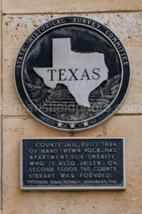 County Jail In Burnet, Texas A4-38331 - Mansfield Photography