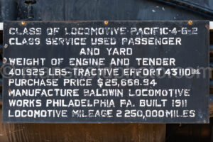 Fw&Amp;D 501 Locomotive In Childress, Texas A4-38393 - Mansfield Photography