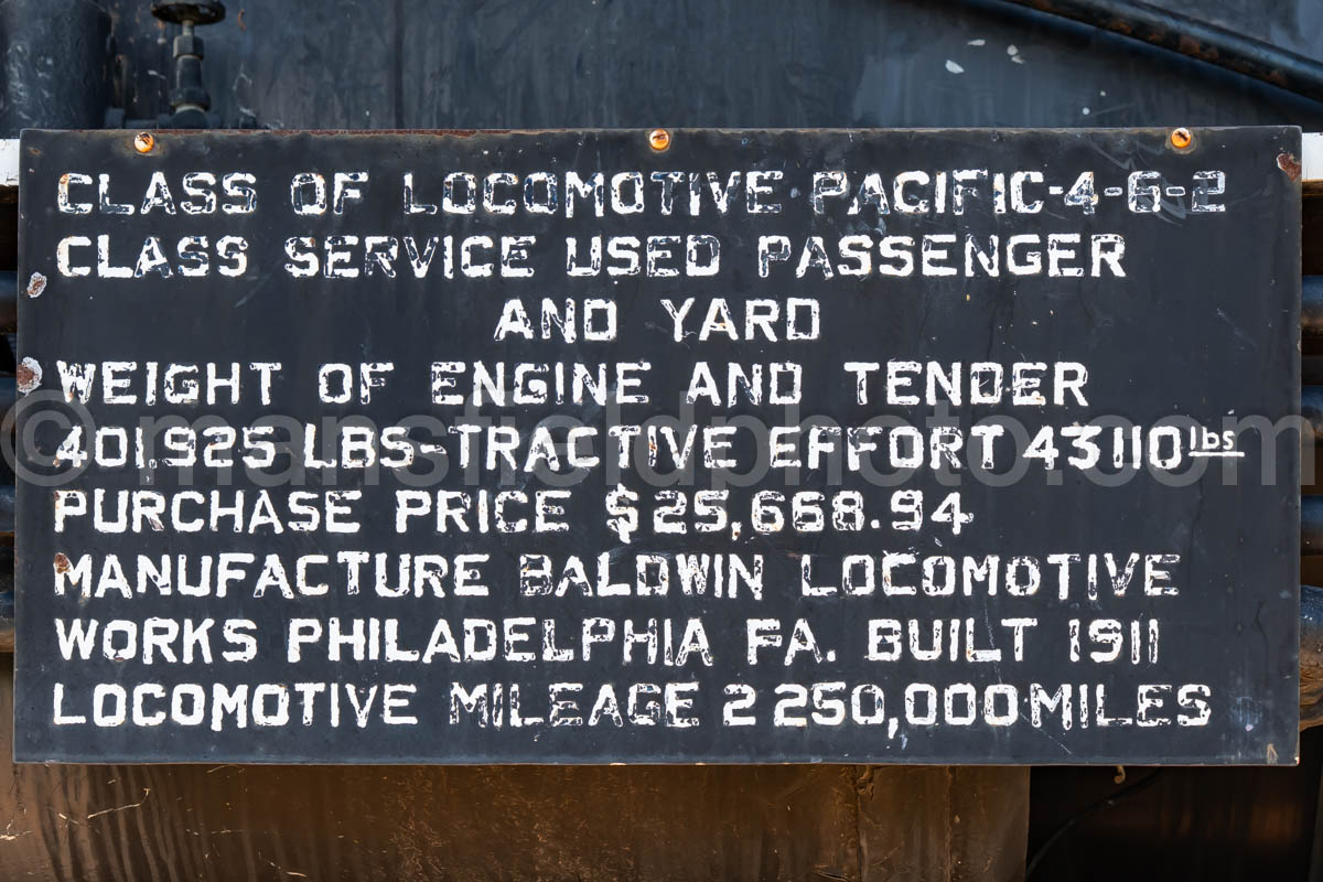 Fw&D 501 Locomotive In Childress, Texas A4-38393
