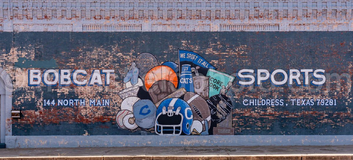Mural In Childress, Texas A4-38399