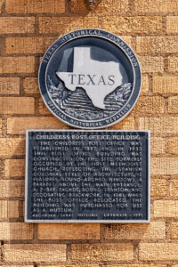 Historic Post Office In Childress, Texas A4-38418 - Mansfield Photography