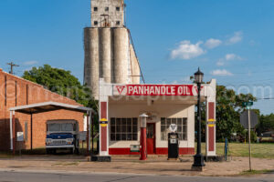 Panhandle Oil Gas Station In Burkburnett, Texas A4-38429 - Mansfield Photography