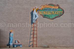 Mural In Burkburnett, Texas A4-38447 - Mansfield Photography