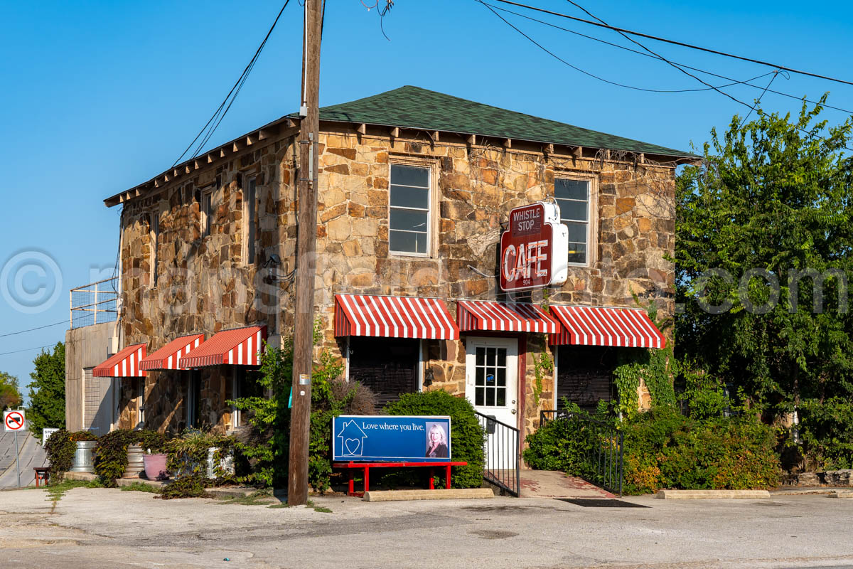 Historic Whistle Stop Cafe In Decatur, Texas A4-38456