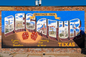 Mural In Decatur, Texas A4-38472 - Mansfield Photography