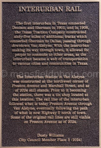 Interurban Rail In Van Alstyne, Texas A4-38495 - Mansfield Photography