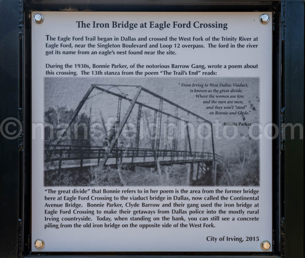 Bonnie And Clyde'S Getaway At Eagle Ford Crossing A4-38534 - Mansfield Photography