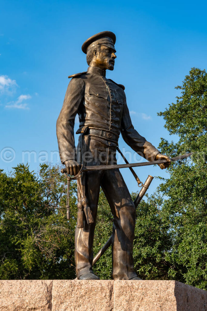 Major Ripley Arnold Statue A4-38585 - Mansfield Photography
